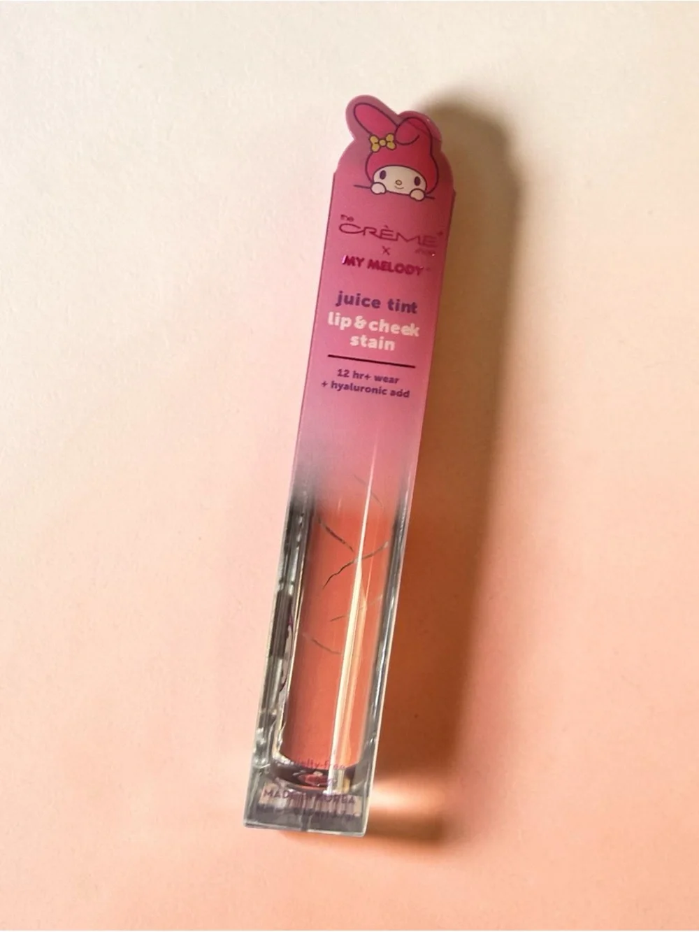 4/$20 The Crème Shop x My Melody Juice Tint Lip & Cheek Stain Cookie Crush